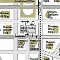 Keio Plaza map